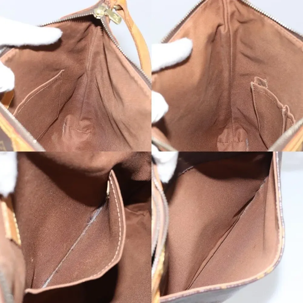 Louis Vuitton Monogram Odeon MM Shoulder Bag Brown
